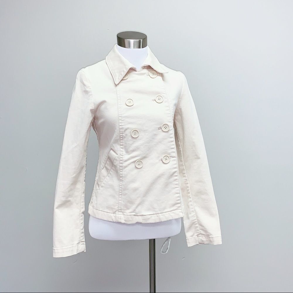 GAP khaki pea coat - Picture 3 of 6